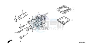 TRX420TED TRX420 Europe Direct - (ED) drawing OIL PUMP