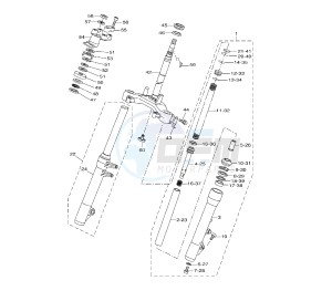 VP X-CITY 250 drawing FRONT FORK 5B29