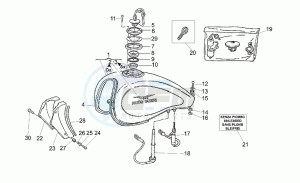 California 1100 Special Special drawing Fuel tank