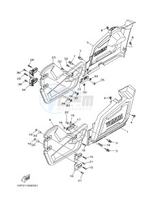 YXM700E YXM700PF VIKING (1XPH) drawing SIDE COVER