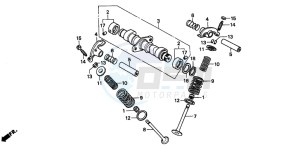 CMX250C REBEL drawing CAMSHAFT/VALVE