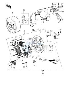 KM 100 A (A1 till A7) drawing IGNITION_GENERATOR