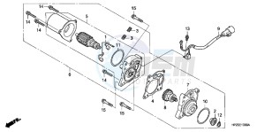 TRX90XC TRX90 ED drawing STARTING MOTOR