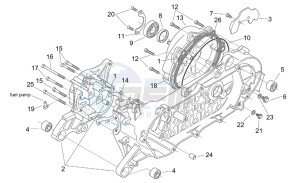 Mojito custom 50 2t (eng. aprilia) drawing Crankcase