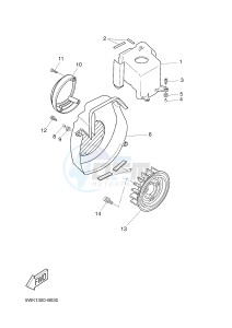 CW50N BOOSTER NAKED (2B7N 2B7N) drawing AIR SHROUD & FAN