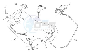 SR 50 carb. my 2014 drawing Lock hardware kit