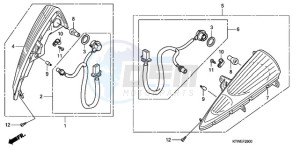 SH300AR9 UK - (E / ABS MKH SPC TBX) drawing FRONT WINKER