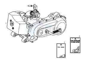 ATLANTIS O2 TWO CHIC - 50 cc drawing ENGINE