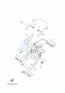 YFM700R (BCXH) drawing TAILLIGHT