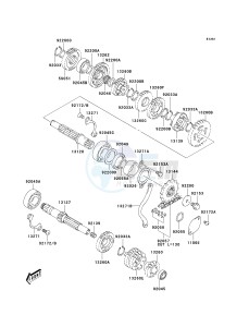 KLX 125 B [KLX125L] (B1-B3) [KLX125L] drawing TRANSMISSION