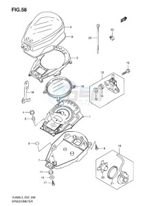 VL800C INTRUDER EU drawing SPEEDOMETER