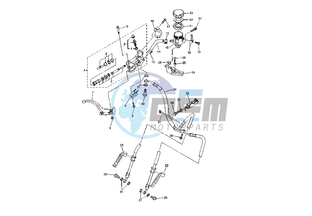 FRONT MASTER CYLINDER