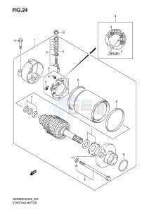 GSR600 (E2) drawing STARTING MOTOR (MODEL K6 K7)