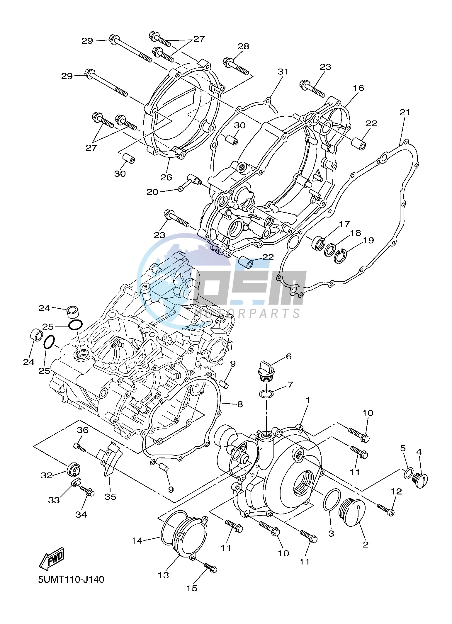 CRANKCASE COVER 1