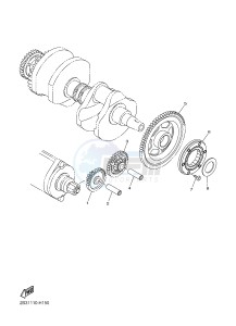 VMX17 VMAX17 1700 VMAX (2S3U) drawing STARTER CLUTCH