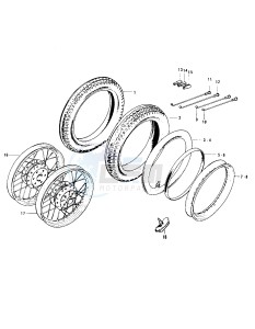 Z1 A [Z1-Z1A] 900 drawing WHEELS_TIRES