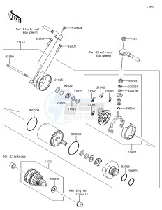 JET SKI ULTRA 310X JT1500LHF EU drawing Starter Motor