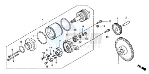 FES150 125 PANTHEON drawing STARTING MOTOR (FES1257/A7)(FES1507/A7)