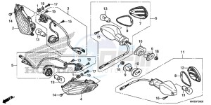 CBR1000SG CBR1000 - Fireblade SP Europe Direct - (ED) drawing WINKER