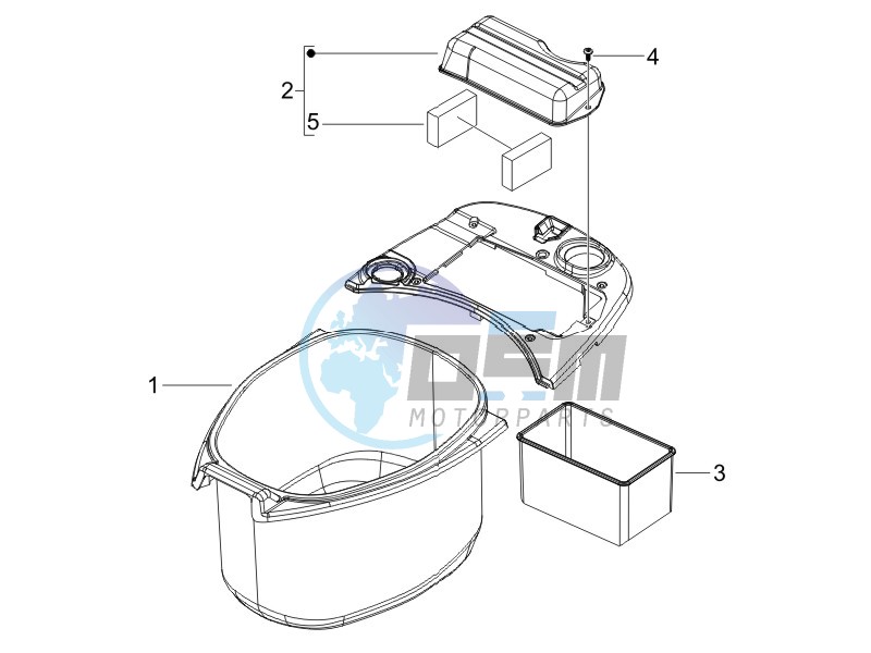 Helmet housing - Undersaddle