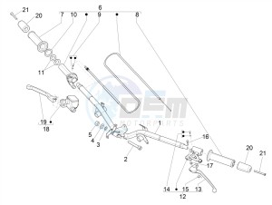 LIBERTY 50 CORPORATE NO ABS E4 (EMEA) drawing Handlebars - Master cil.