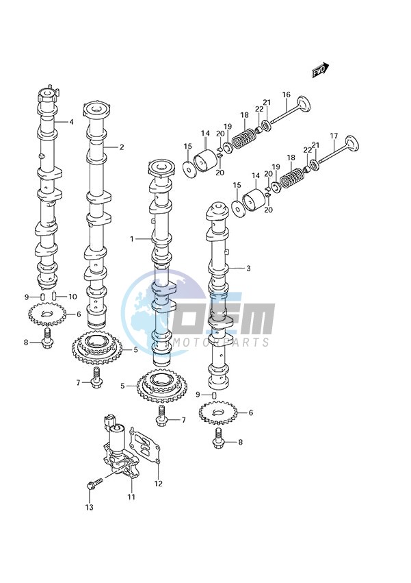 Camshaft (DF 250S)