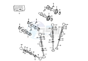 X-TRA RAPTOR 1000 drawing CAMSHAFT-VALVE