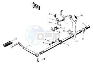 F5 [BIG HORN] 350 [BIG HORN] drawing GEAR CHANGE MECHANISM