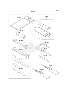 KSV 700 C [KFX700] (C6F) C6F drawing OWNERS TOOLS