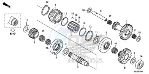 SXS700M4H Europe Direct - (ED) drawing REVERSE GEAR