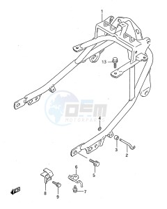 GSX750F (E28) drawing TAIL LAMP BAR