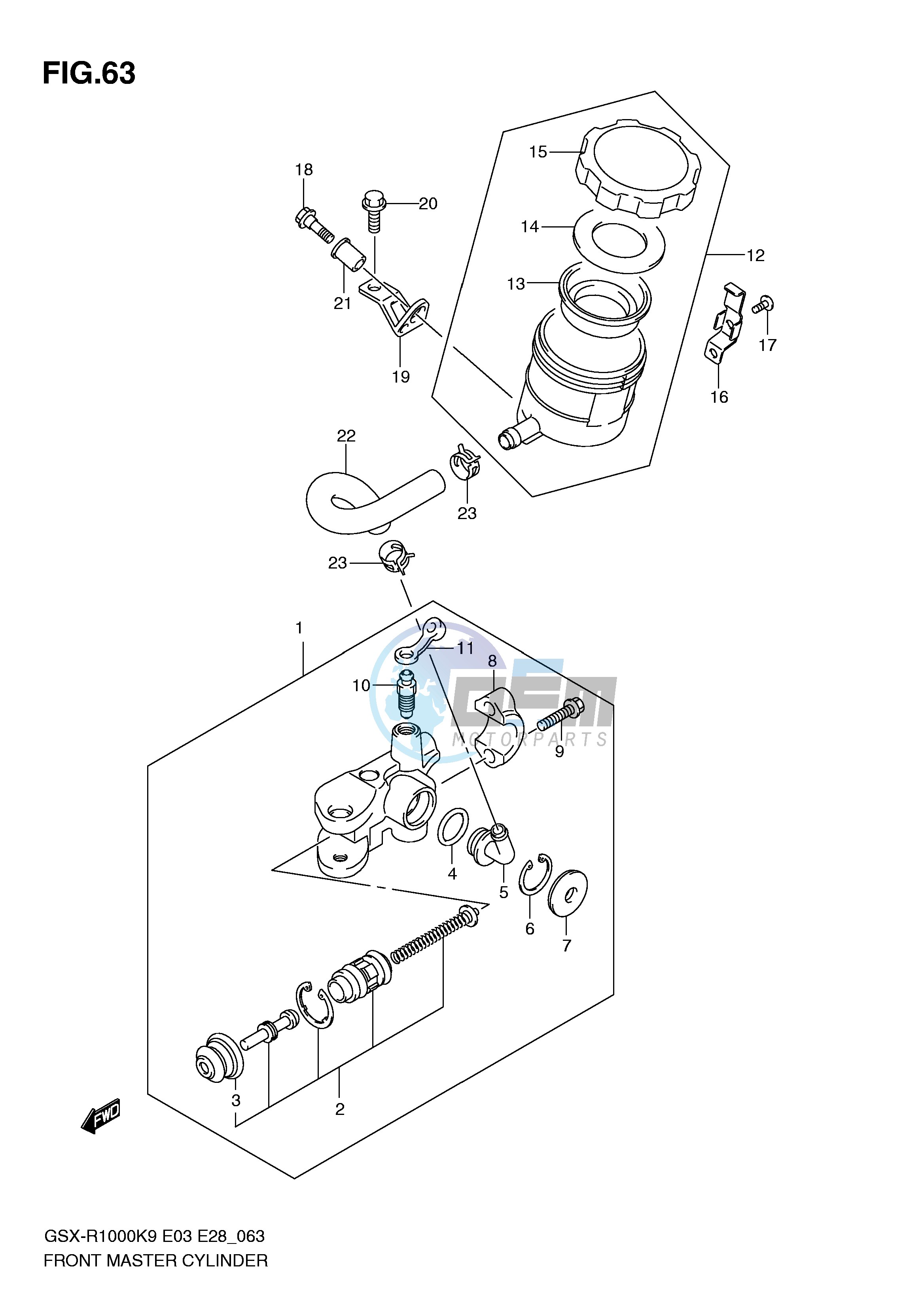 FRONT MASTER CYLINDER