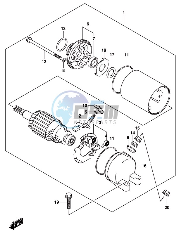 STARTING MOTOR