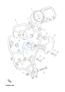 XT660Z TENERE (2BD6 2BD6 2BD6) drawing METER