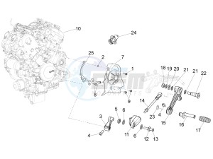 RSV4 1000 RR E4 ABS (EMEA, LATAM) drawing Engine-Completing part-Lever