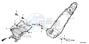 NC700SDD NC700S Dual Cluth ABS 2ED drawing REAR FENDER