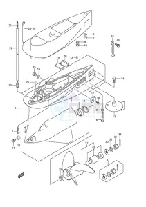 DF 300A drawing Gear Case