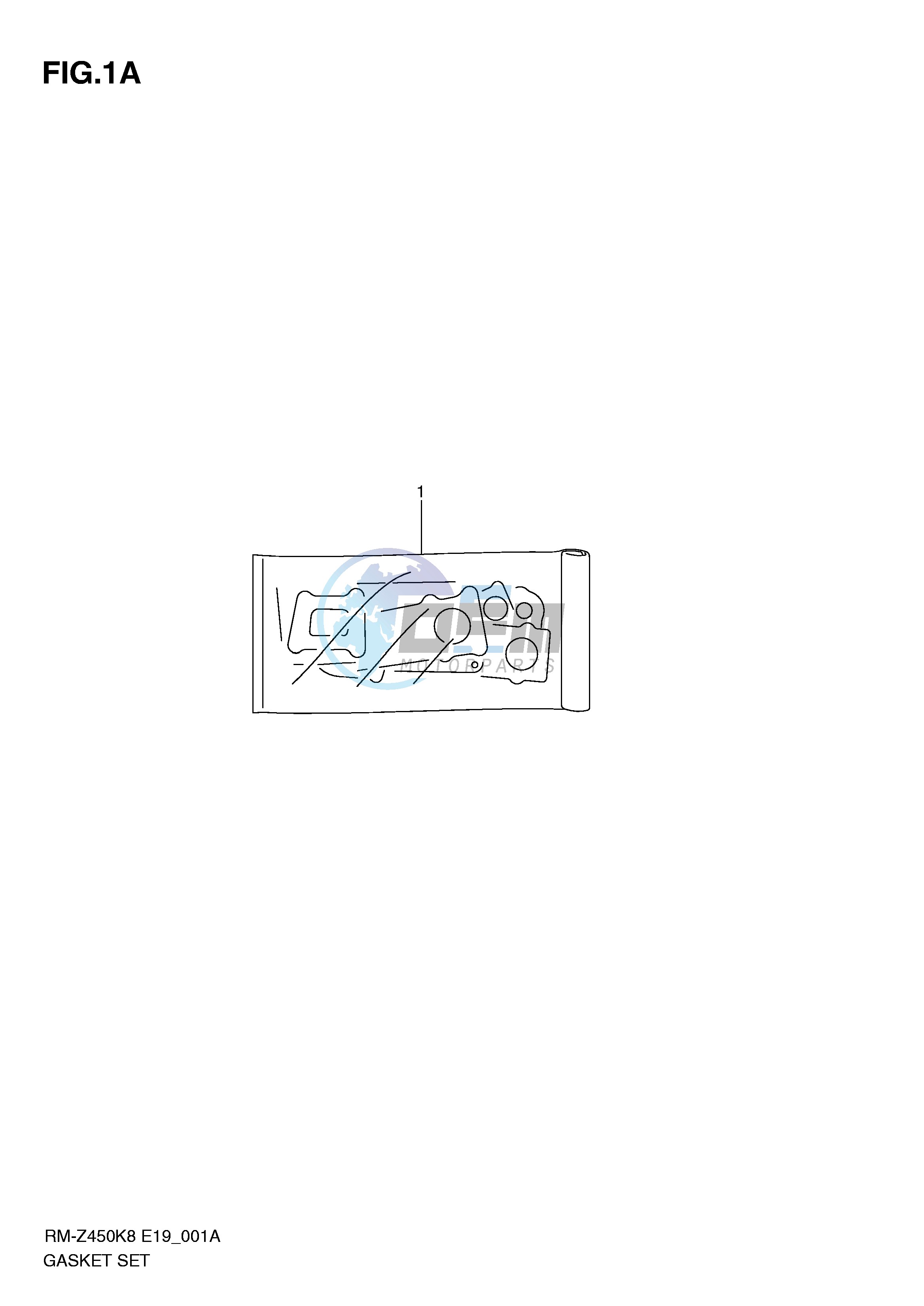 GASKET SET (RM-Z450L1)