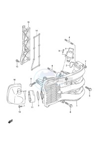 DF 50A drawing Intake Manifold/Silencer/Exhaust Cover