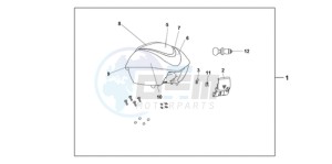 SH1259 E / 3E drawing TOPBOX *NHA84P*