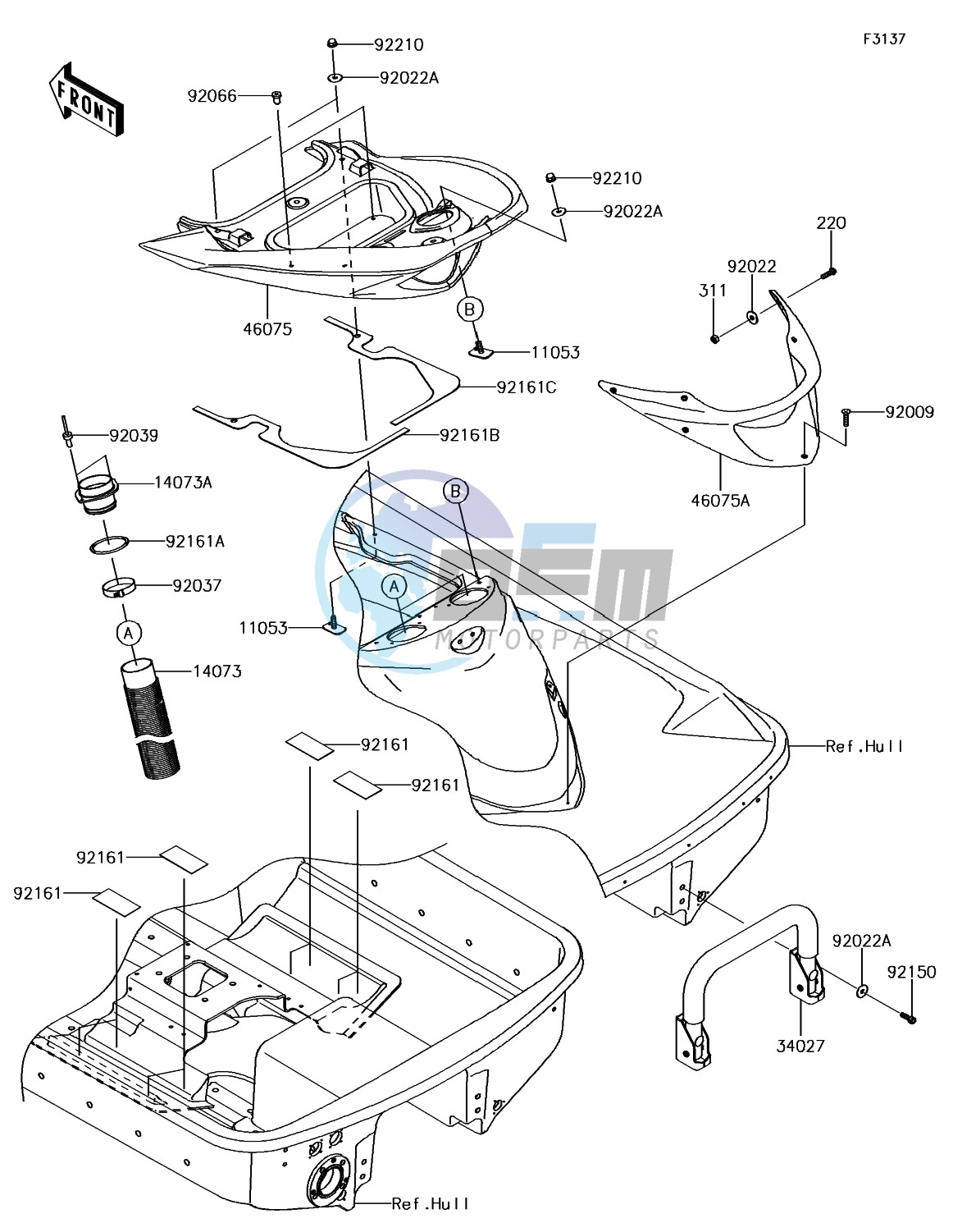 Hull Rear Fittings