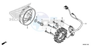 CBR1000RAG CBR1000 - Fireblade ABS Europe Direct - (ED) drawing GENERATOR