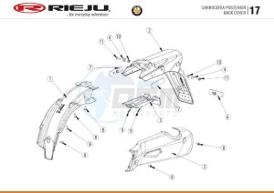 BYE-BIKE-EURO4-BLACK 50 drawing REAR PLASTIC