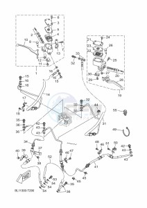 YP400RA XMAX 400 TECH MAX (BL15) drawing M. CYLINDER FOR DISK BRAKE