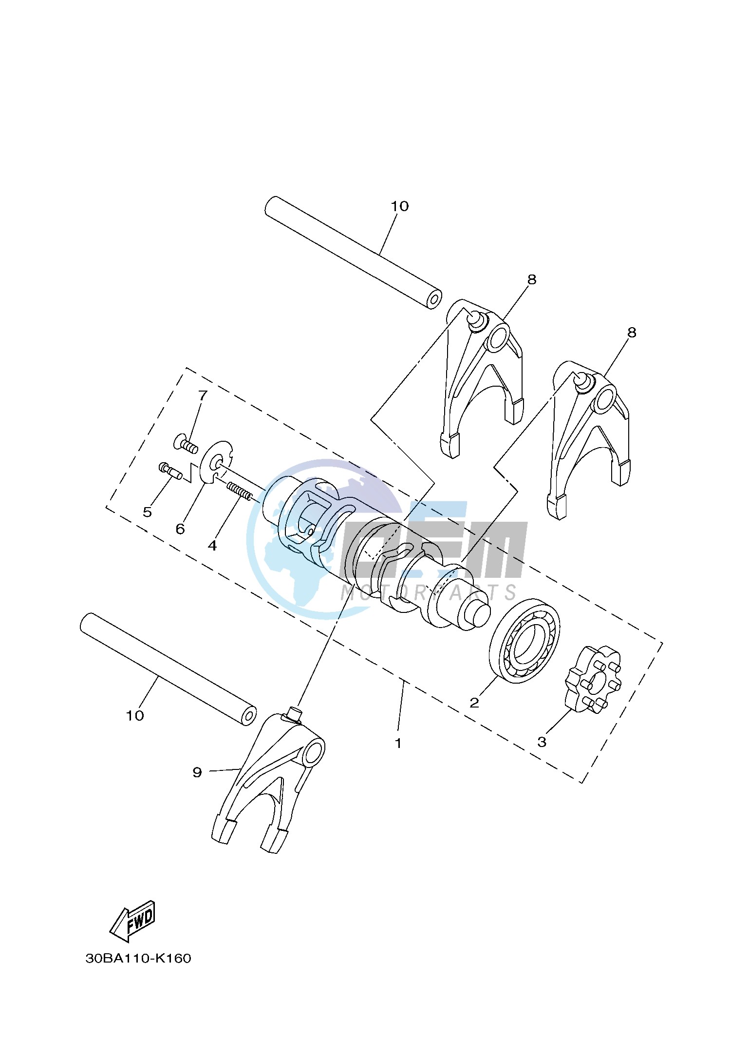 SHIFT CAM & FORK