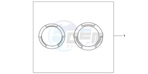 CBR600FAC drawing CRANCASE RING SET