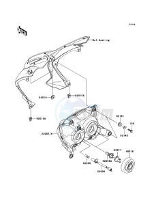 Z750S ZR750-K1H FR GB XX (EU ME A(FRICA) drawing Headlight(s)