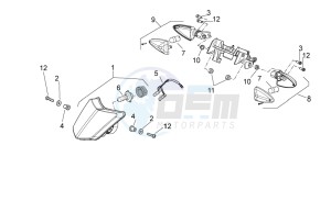 SXV 450-550 Street Legal drawing Head lamp