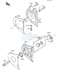 EX 500 A [EX500] (A1-A3) [EX500] drawing WATER PUMP