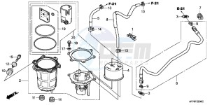 TRX420FAC drawing FUEL PUMP